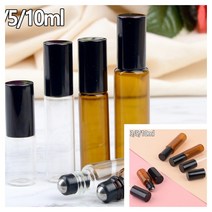 롤러볼 아로마 향수 용기 샘플 공병 오일 향수병 갈색 - 3ML 플라스틱용기 향수샘플용기, 투명 - 3ml