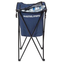 Barstool Sports 72캔 쿨러 테이블 접이식 캠핑 테이블 스탠딩 아이스 쿨러 야외 사용 피크닉 해변 바베큐 축제 축구 테일게이트용 보관 가방이 있는 휴대용