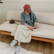 첼리젤 배색 롱 원피스 69800 빅사이즈 여성의류