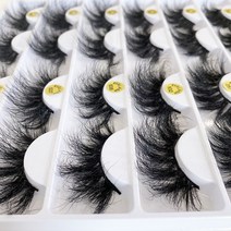 메이크업박스 화장품 파우치 브러쉬 매쉬 핸드폰 방수 쌍 속눈썹 도매 25mm 극적인 푹신한 화이트 상자 대량 메이크업 5D, 없음, 7.70pairs Mixed