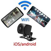 어라운드 카메라 자동차 룸미러 전방 후방 사이드 서라운드 뷰 ahd 1080p 무선 자동차 후면보기 카메라 wifi 170도 역전 대시 캠 hd 야간 투시경 미니 주차 for, 만능인, 12v