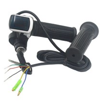 컨트롤러 스로틀 겸용 전동 경량 24V 36V 48V 전기 자전거 Ebike 트위스트 스로틀 LCD 디스플레이 ON-OFF, 03 48V throttle, 한개옵션1