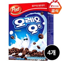 오레오 오즈 시리얼, 250g, 4개