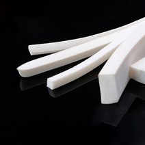 5미터 백색 사각형 실리콘 스폰지 스트립 발포 고무 도어 Windows 개스킷 트림 씰 2x10mm-8x10mm (색상 : W, 한개옵션0