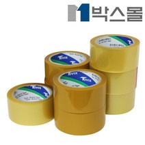 박스몰 박스테이프 경포장용 50개, 투명 경포장용_라바 52mic 48×45 50개