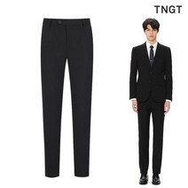 TNGT 남성용 데이텀 핏 솔리드 울혼방 수트 팬츠 TGSP0D101