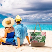 여성용 대형 비치 백 방수 경량 토트 컴퓨터 코드 정리 케이스 전자, [02] D, 02 D