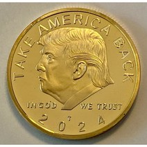 도널드트럼프 Donald Trump 2024 이색 코인 골프 볼마커(4개세트)
