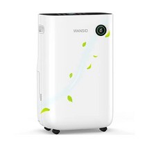 WANSID 4500 평방 피트 제습기 자동 배수 또는 수동 기능 지능형 습도 제어 가정 지하실 침실 욕실용 물 완전 자동 꺼짐 기능, 4500 평방미터. 피트 -70파인트
