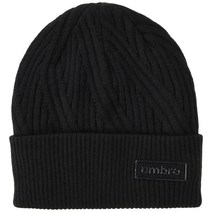 [앰블로] 니트 캡 축구 원포인트 항균 방취 발열 연습용 평상시용 통학 통근 부활 블랙 표준