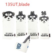 골프 헤드커버 세트 골프 헤드커버 드라이버 nrc 골프 클럽 헤드 커버 드라이버 페어웨이 우드 헤드 커버 세트 망치 퍼터 커버 아이언 ​​세트 러블리 허스키 만화 골프채커버, 협력사, 135UT 블레이드