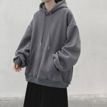 후드남 2022 봄가을 무지 후드풀오버 상의 트렌드 오버핏 코트