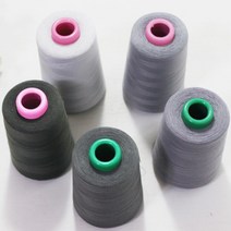 자투리 한정특가 재봉실60수3합 5000m그레이 택1, 재봉실60수3합 5000m그레이1번