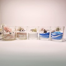 틸란드시아 테라리움 DIY 세트, 바다(여름)_수영하는고래, 1개