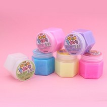 쉐이빙 폼 펄타입 슬라임 액체 젤리 괴물 촉감놀이 X 4개 묶음, 단품(랜덤)