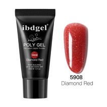 폴리젤 아크릴 익스텐드 패스트 빌더 UV 및 LED 흡수 슬립 솔루션 네일 아트 살롱 하드 젤 폴리쉬 30ml 12, 05 5908