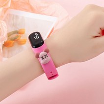 수능 시계 손목 귀여운 캐릭터 모양 실리콘밴드 아이시계 군인 남자 스포츠 아쿠아 잠수 무소음 중학생 공무원 시험 서핑 준비물세트 흑새치 다이