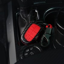 (카라멜) 지프 체로키 컴패스 레니게이드 루비콘 카본 키케이스, 레드