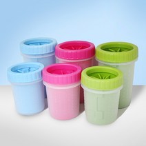 천국 손발 세척기 핑크 S 애견발 강아지 발 세척기