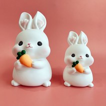 귀여운 토끼저금통 지폐가능 어린이 동전모으기 아이선물, 대형, 1개