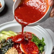 국내산100%메밀숙면 비빔막국수(1인분) No밀가루 글루텐프리 메밀숙면 비빔소스 참기름 김과참깨
