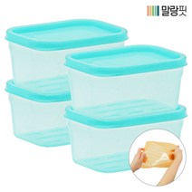 생활엔 [생활엔]말랑핏 차곡차곡 식재료 보관용기 300ml X 4P