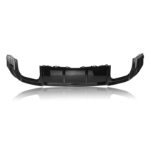 리어 범퍼 디퓨저 4팁 아우디 A3 S라인 S3, Gloss Black