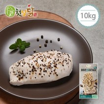[천삼백케이] [햇살닭] 페퍼콘 스팀 닭가슴살 플러스 10kg(100gX100팩), 단품