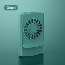 쿨링 저소음 최신 USB 휴대용 허리 팬 충전식 야외 작업 스포츠 냉각 클립 터보 팬 에어컨 4000mAh, 05 Green-2000mAh