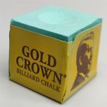 당구대 당구 다이 초크 풀 브런즈윅 골드 크라운 프로페셔널 캐럼 스누커 블루 그린 액세서리 2 개, Green Chalks 2 pcs