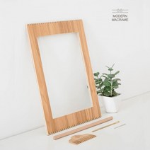 타피스트리틀 소형 대형 위빙룸 양말목공예 마크라메 재료/ koonshop 쿤샵, 대형 (37 x 52)