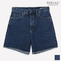 후아유 후아유 후아유 W M톤 컷팅 데님 쇼츠_WHTJ82419H (P001892017)