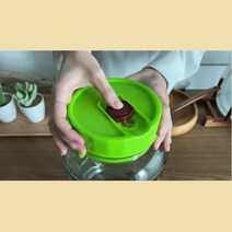 오이장아찌 발효식품 효소만들기 유리병 수제청용기 과실주보관 매실통, 1개, 02. 빚음 과실주통 8L