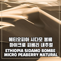 (커피생두) 72 에티오피아 시다모 봄베 마이크로 피베리 내추럴 500g