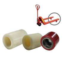 희조산업 PU MC 핸드파레트 작은바퀴 베어링포함, 저상형MC(63x100), 1개