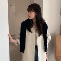 베르가못 무드 트렌치 코트 브랜드 공장 하이 퀄리티/도매택브랜드[당일배송]