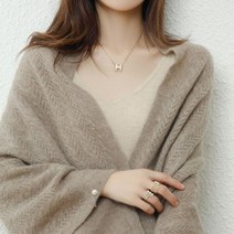 쁘띠스카프 실크 머플러 숄 스카프 손수건 목도리 얇은 겉옷과 순수 캐시미어 니트 가디건 가을