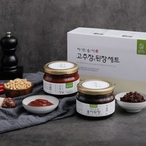 강원도 자연송이 고추장 된장 세트 (400g x2)