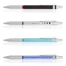 OHTO SP-1505C 컨셉션 0.5mm 샤프 제도용 디자인 도면 심 부러짐 방지 상단 노크 필기 연필 볼펜 문구 필기구 필통 연마 황동 알루미늄 트위스트 방식 지우개 내장, 컨셉션 샤프 SP-1505C 블랙