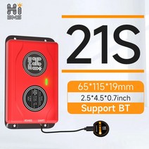 안드로이드올인원 무선안드로이드 올인원 네비 HIBMS 액티브 밸런서 LiFePO4 bms 배터리 이퀄라이저 24V 밸런스 보드 1A 3S 4s 6S 7S 8S 10S 액세서리, [20] 21S Smart Active, 20 21S Smt Active