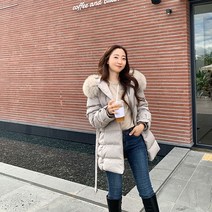 [썬데이베스트/무배/베이지S당일] 블랙라벨 완벽한슬림핏 구스다운 사가폭스퍼 하프패딩점퍼 숏패딩점퍼 (3color)
