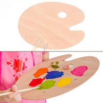 미술용 우드 파레트, 원형 - 대