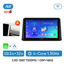 카오디오 Ainavi 멀티미디어 도요타 코롤라 12 크로스 2019 2022 안드로이드 자동차 라디오 4G GPS 48EQ 2 Din, 3.A2 2G 32G A