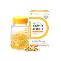 한미양행 눈부신 비타민 D 4000IU 임산부 청소년 영양제, 눈부신비타민D 6박스