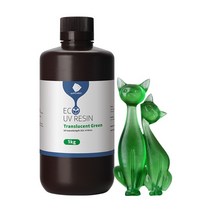 ANYCUBIC ECO UV 수지LCD 3D 프린터에 사용되는 낮은 냄새 안전 405nm, 1kg Tran 그린 스페인