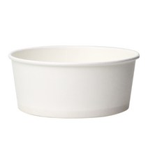 위시리빙 무인쇄 일회용 종이 그릇 컵밥용기 380ml, 5개, 10개입