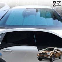 코란도스포츠 차박 캠핑 모기장 햇빛가리개세트, 6종세트 RV SUV1열 2P