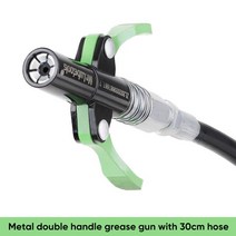 자동차 오일 기름 연료 펌프 그리스 건 커플러 고압 노즐 오일 펌프 자동차 주사기 윤활유 팁 수리 액세, 02 Double with hose