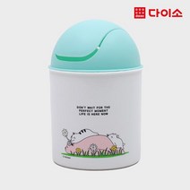 [다이소]S헬로베어휴지통-1001746, 1개