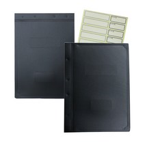 PP 흑표지(PP) A4 10조 군 세로형, 3개